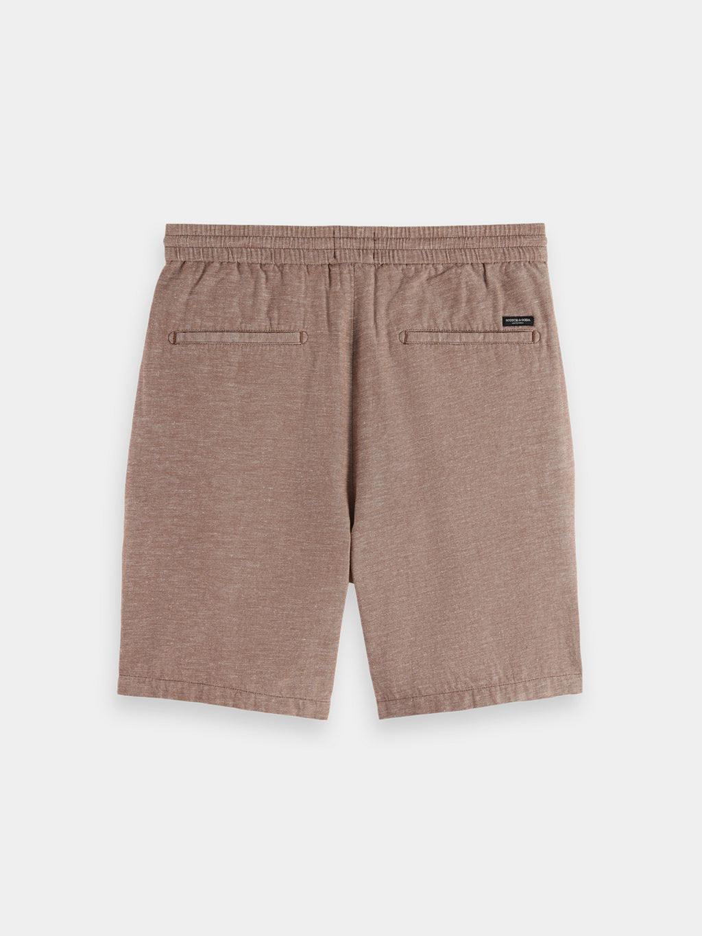 Fave cotton-linen shorts - Soft Silt