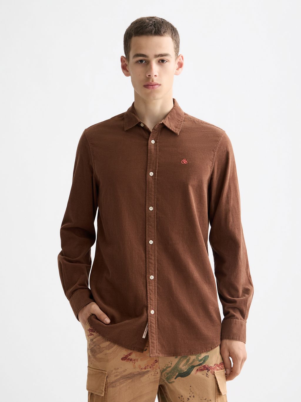 Corduroy shirt - Soft Silt