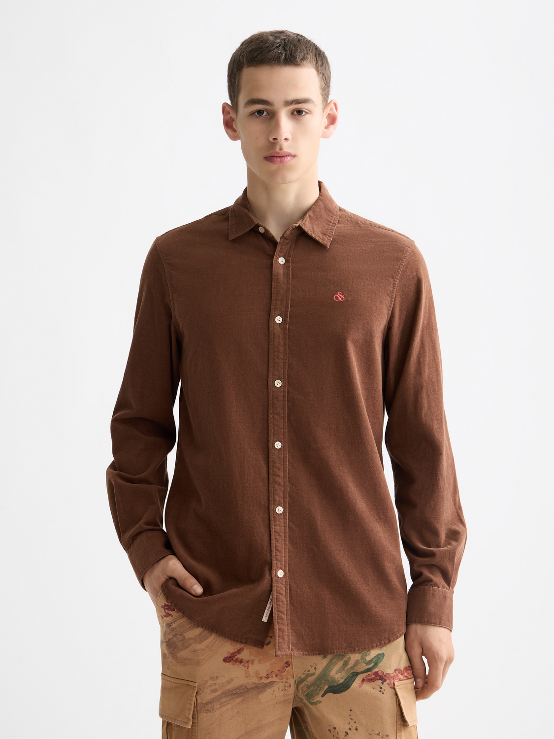 Corduroy shirt - Soft Silt