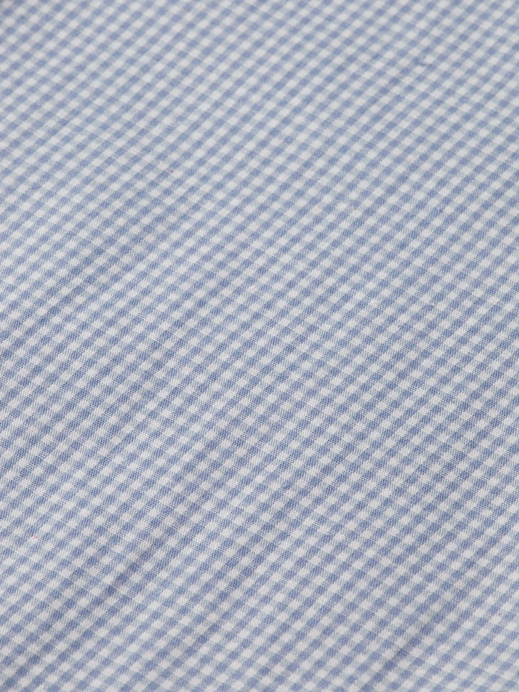 Check poplin shirt - Faded Denim Micro Check