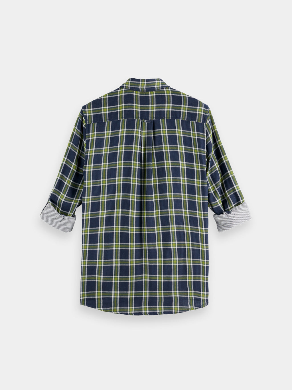 Double face check shirt - Sky Captain Check