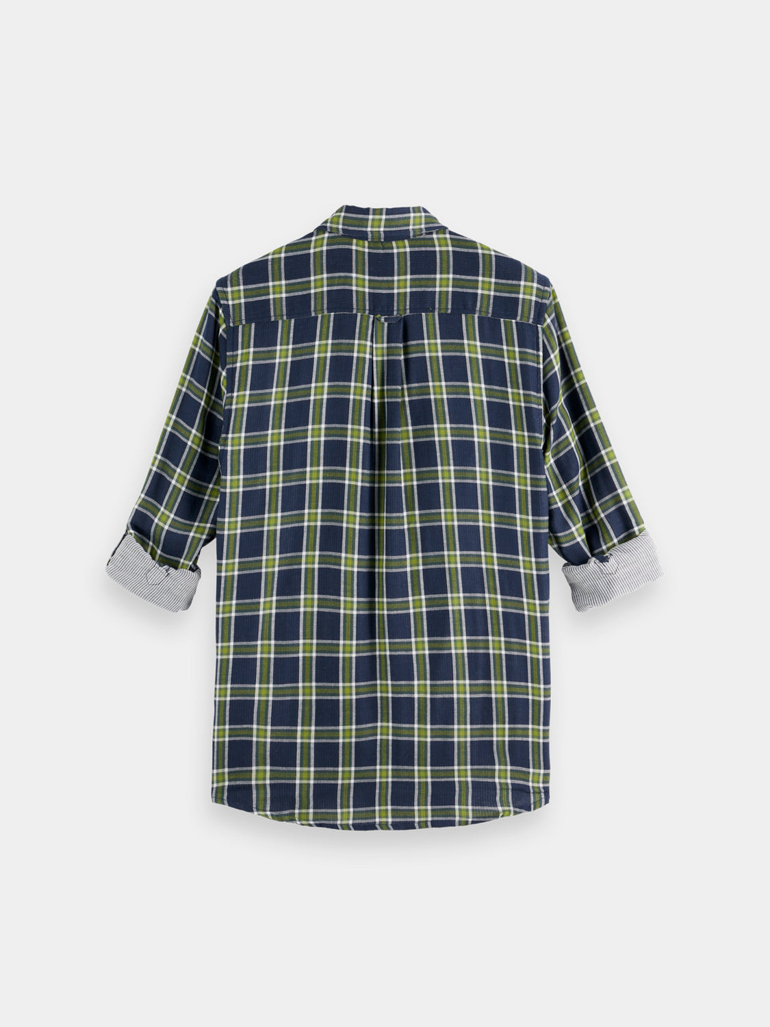 Double face check shirt - Sky Captain Check