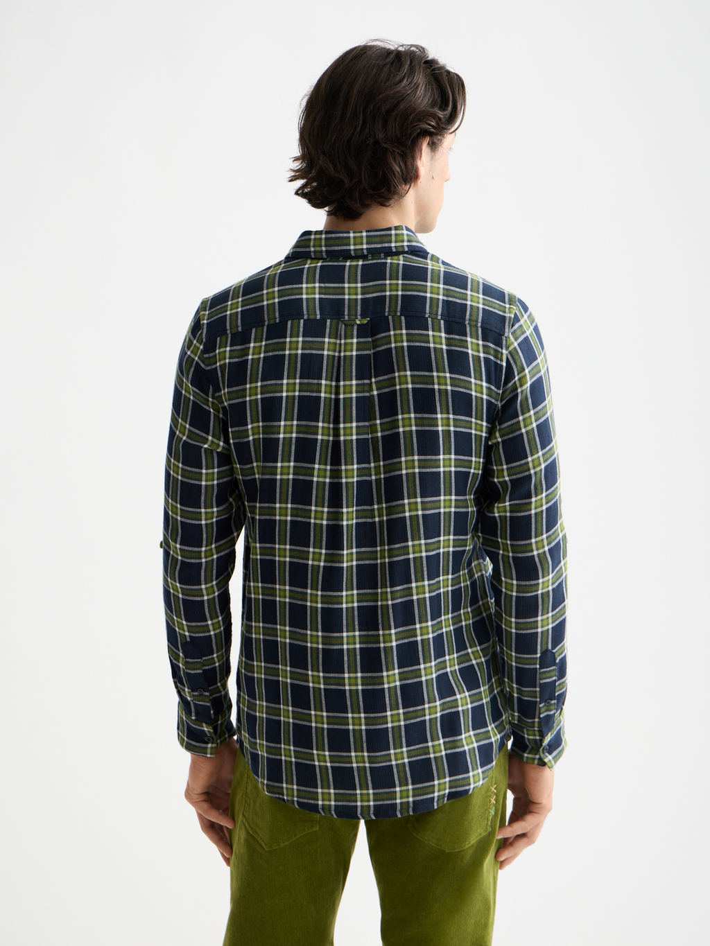 Double face check shirt - Sky Captain Check