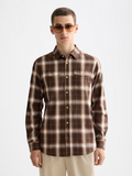 Lightweight flannel shirt - Soft Silt Check