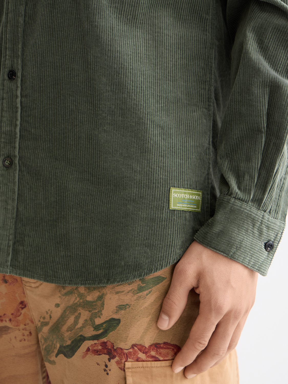 Corduroy shirt - Thyme