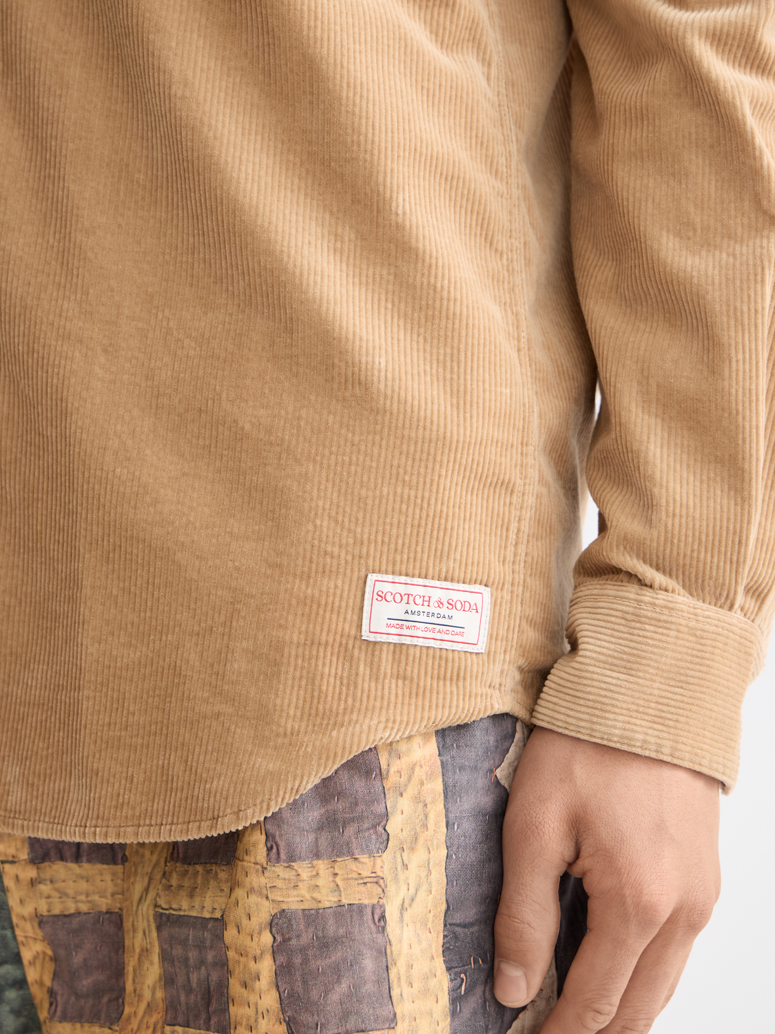 Corduroy shirt - Tannin