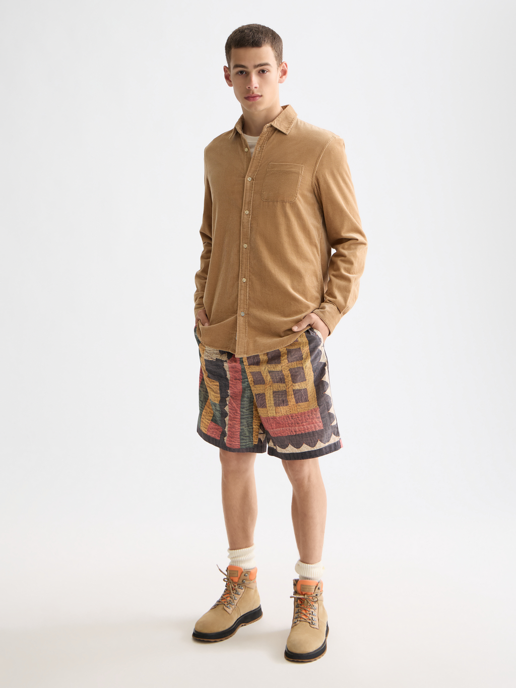 Corduroy shirt - Tannin
