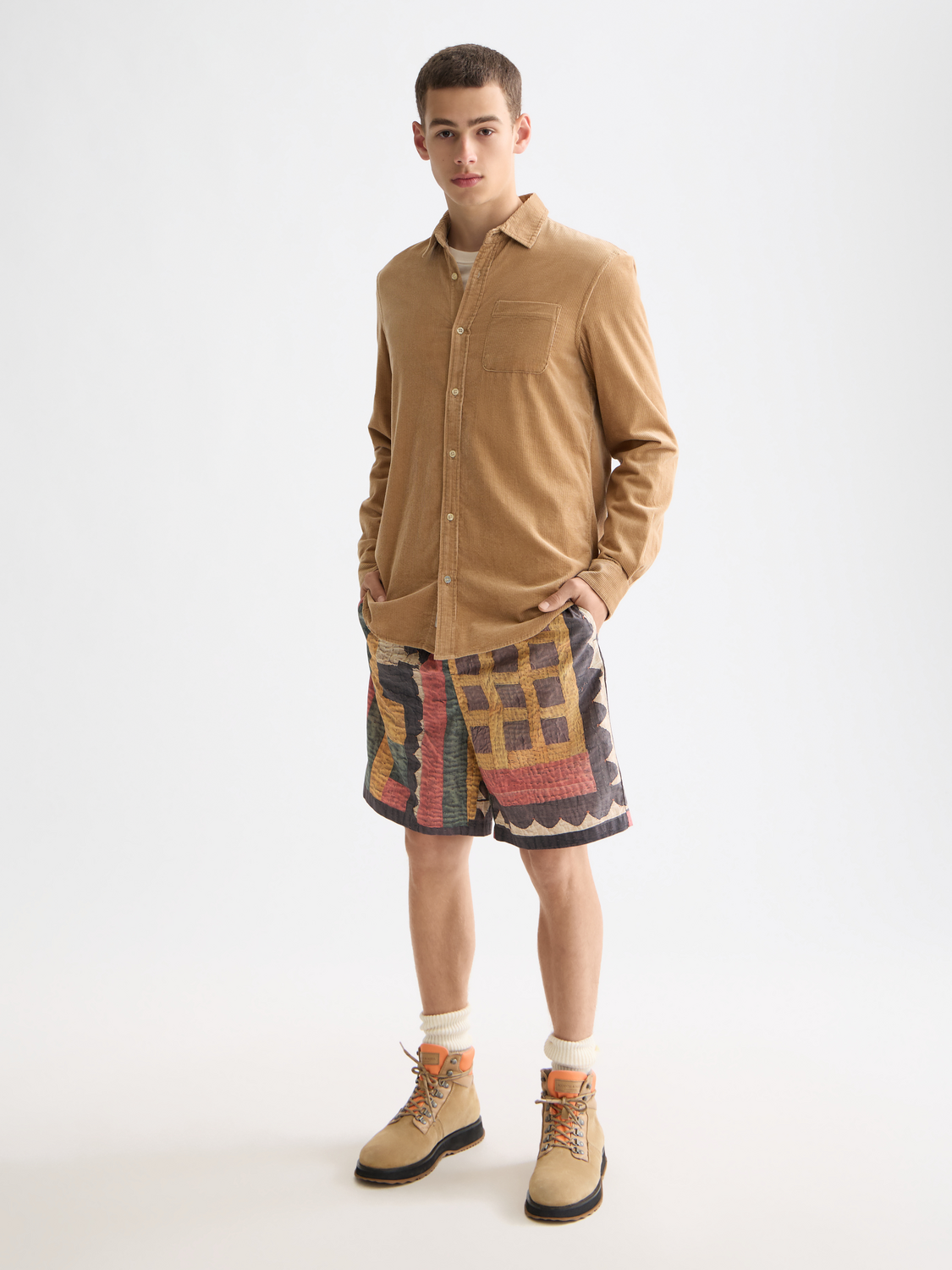 Corduroy shirt - Tannin
