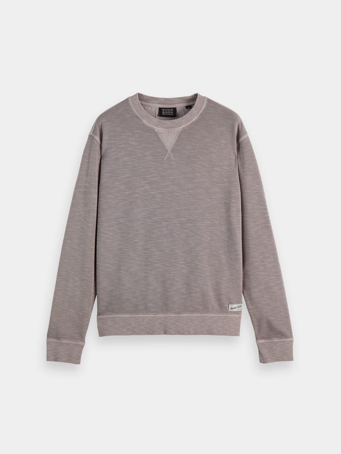 Garment-dyed sweatshirt - Gull