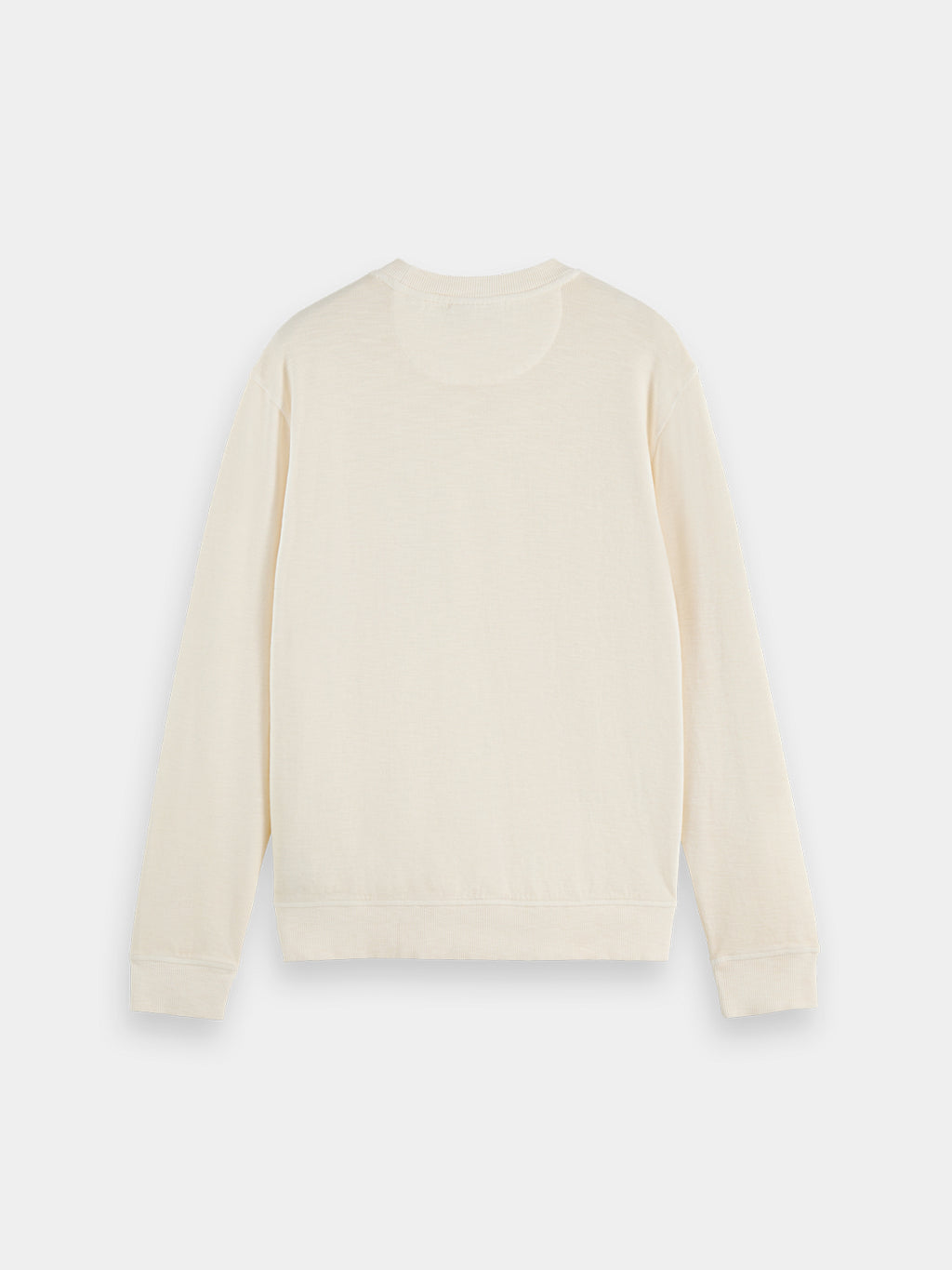 Garment-dyed sweatshirt - Eggnog