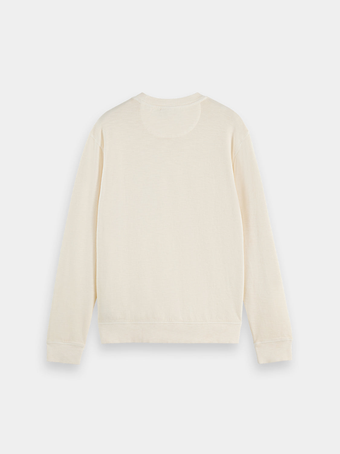 Garment-dyed sweatshirt - Eggnog