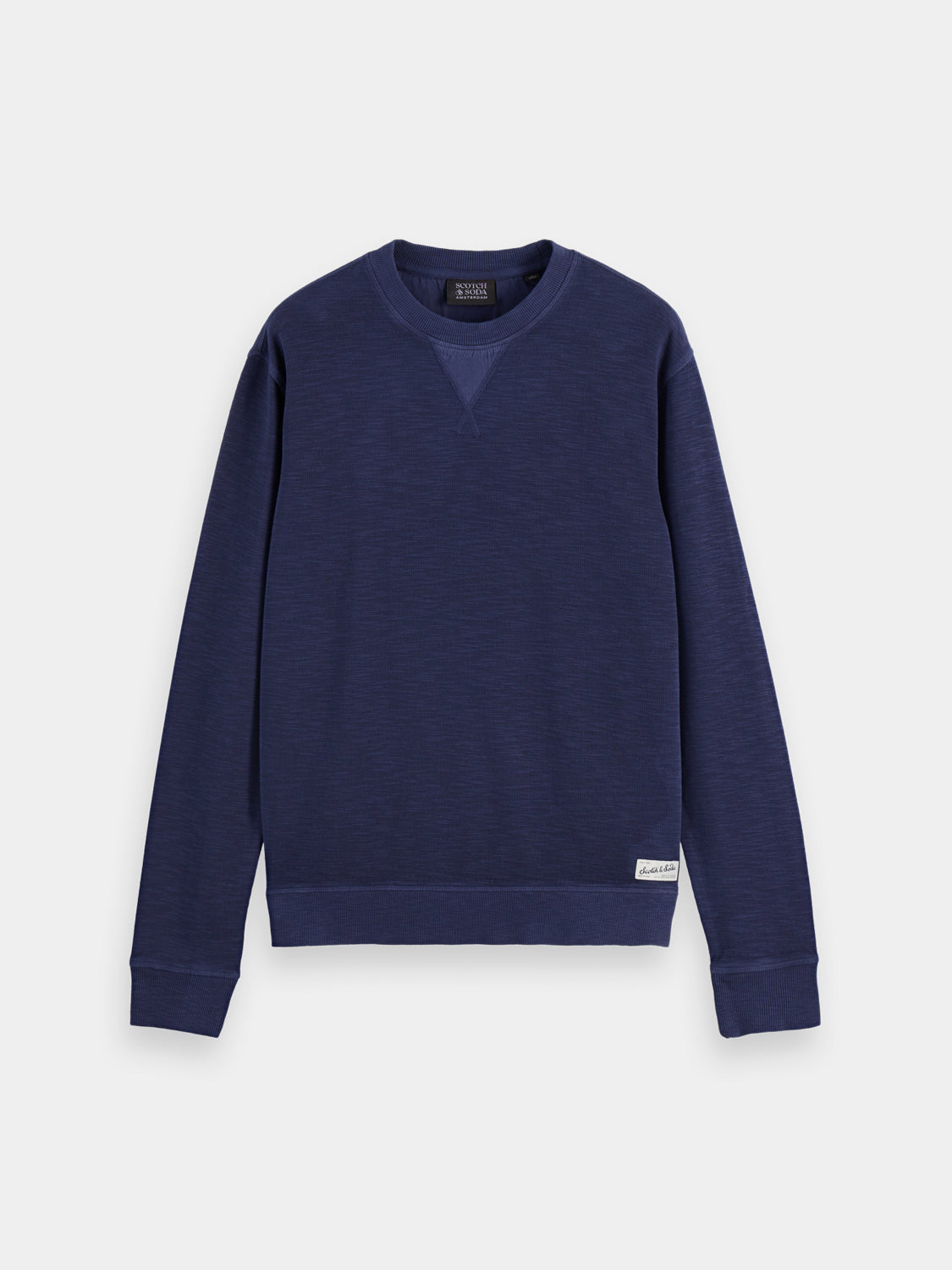 Garment-dyed sweatshirt - Peacoat