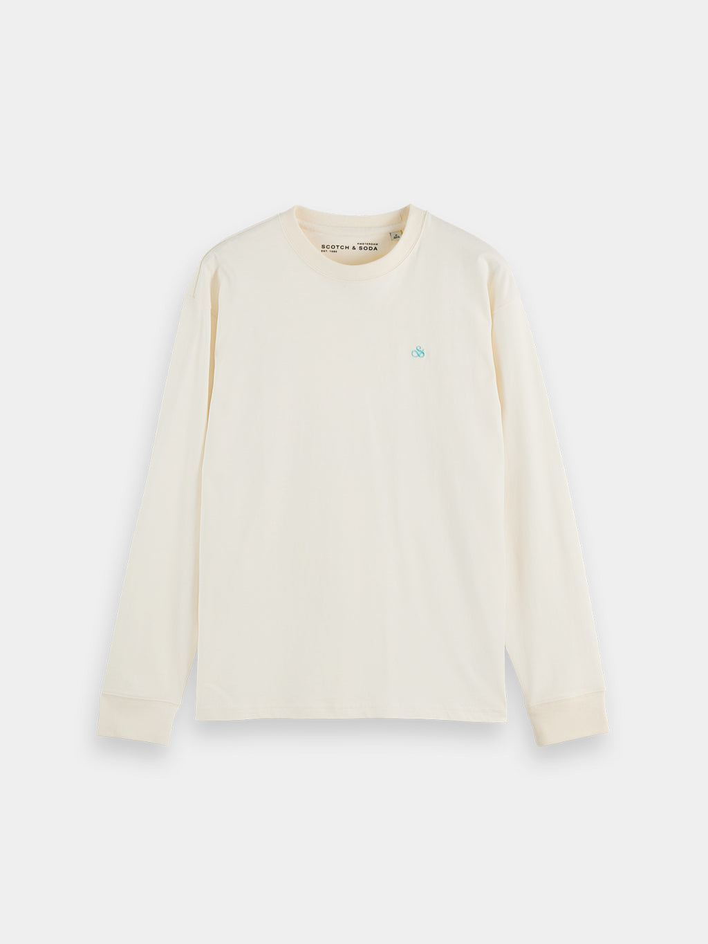 Logo long sleeved t-shirt - Eggnog