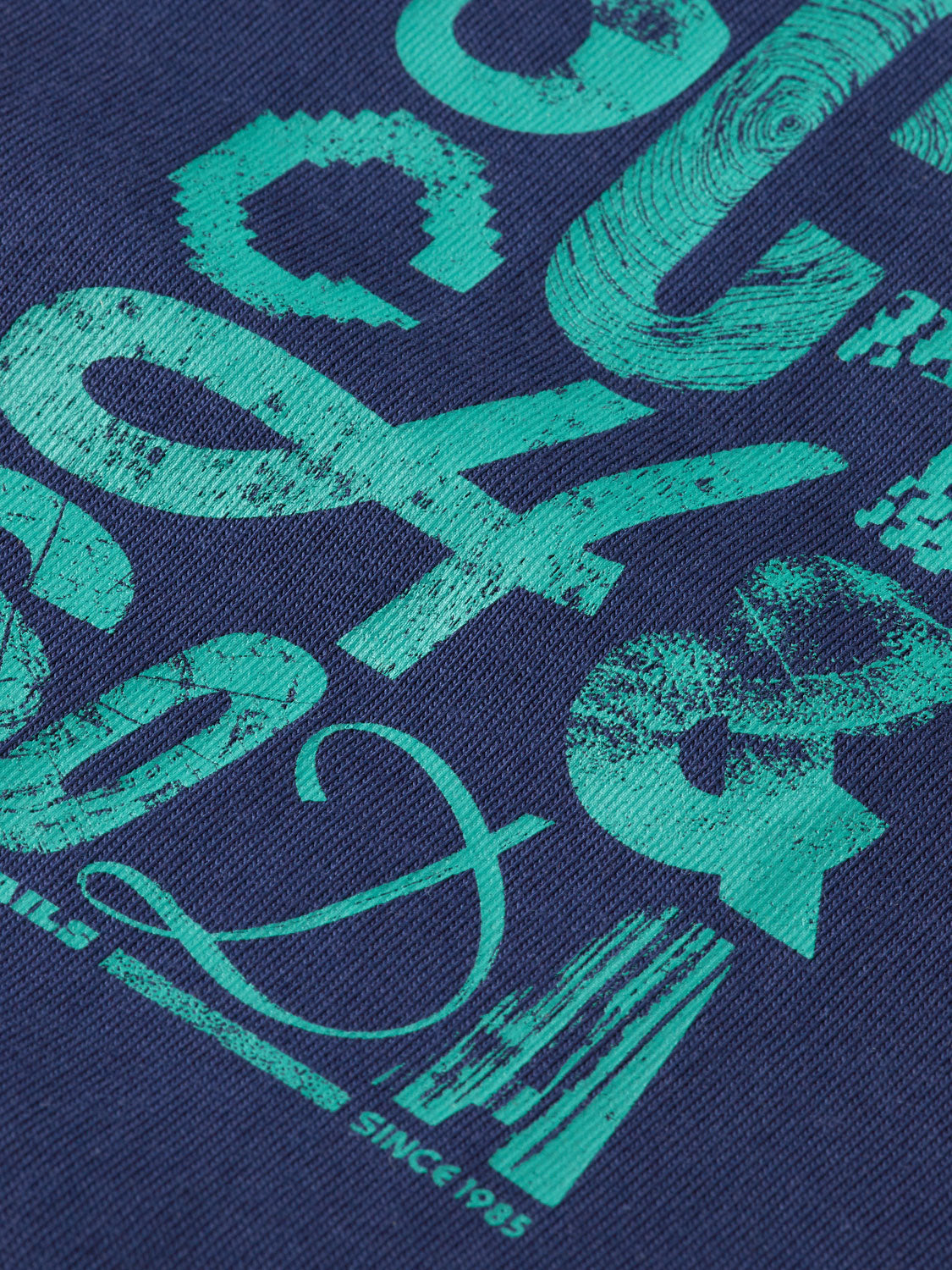 Chest logo t-shirt - Peacoat