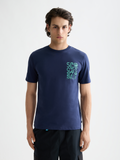 Chest logo t-shirt - Peacoat
