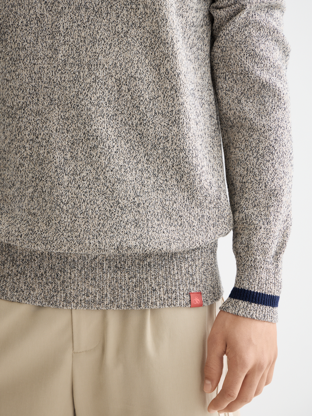 Melange pullover - Plaza Taupe Melange