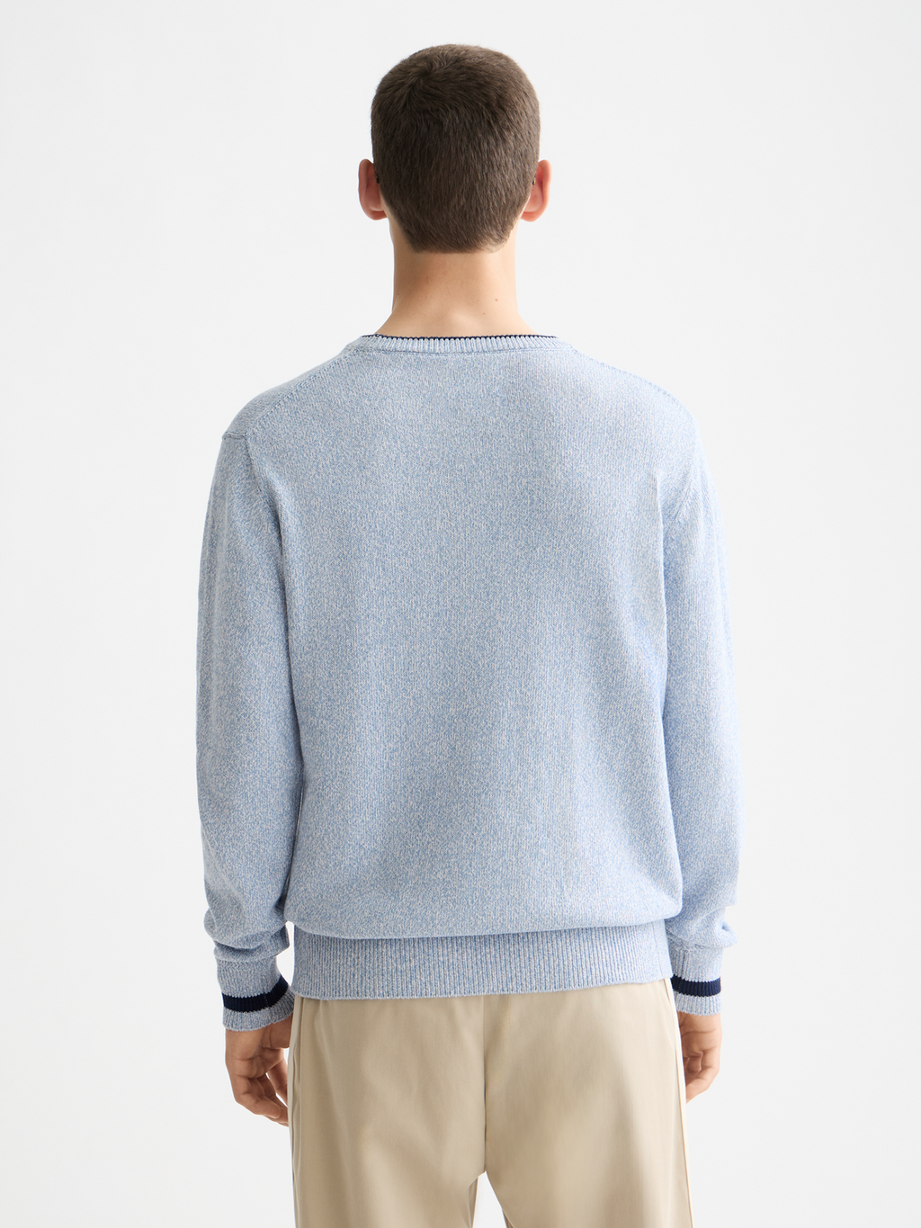 Melange pullover - Faded Denim Melange