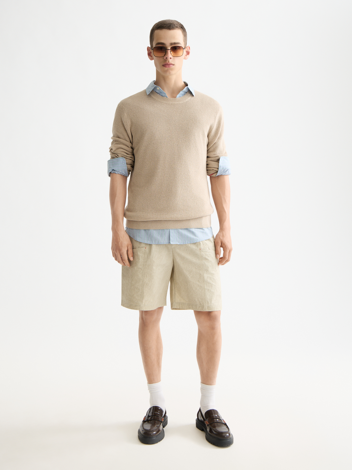 Crewneck pullover - Plaza Taupe