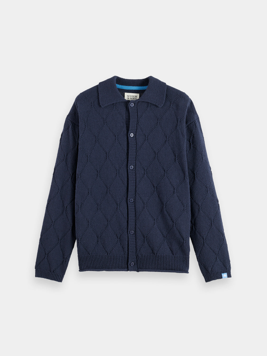 Knitted long sleeved shirt - Sky Captain