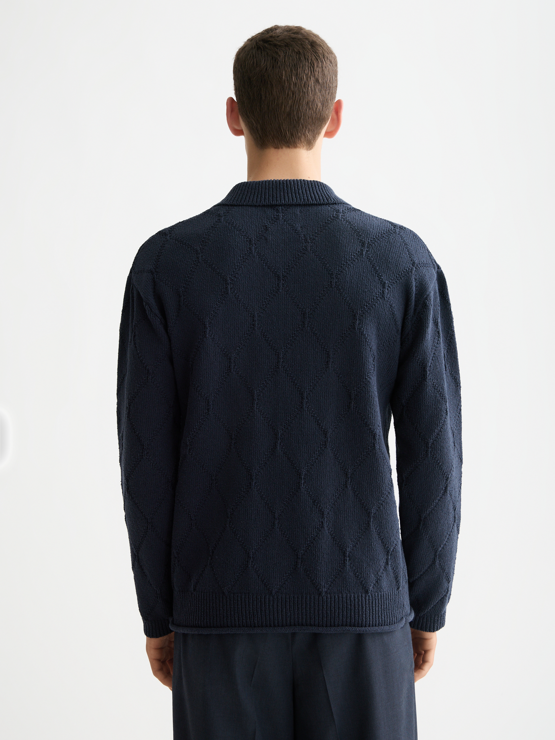 Knitted long sleeved shirt - Sky Captain