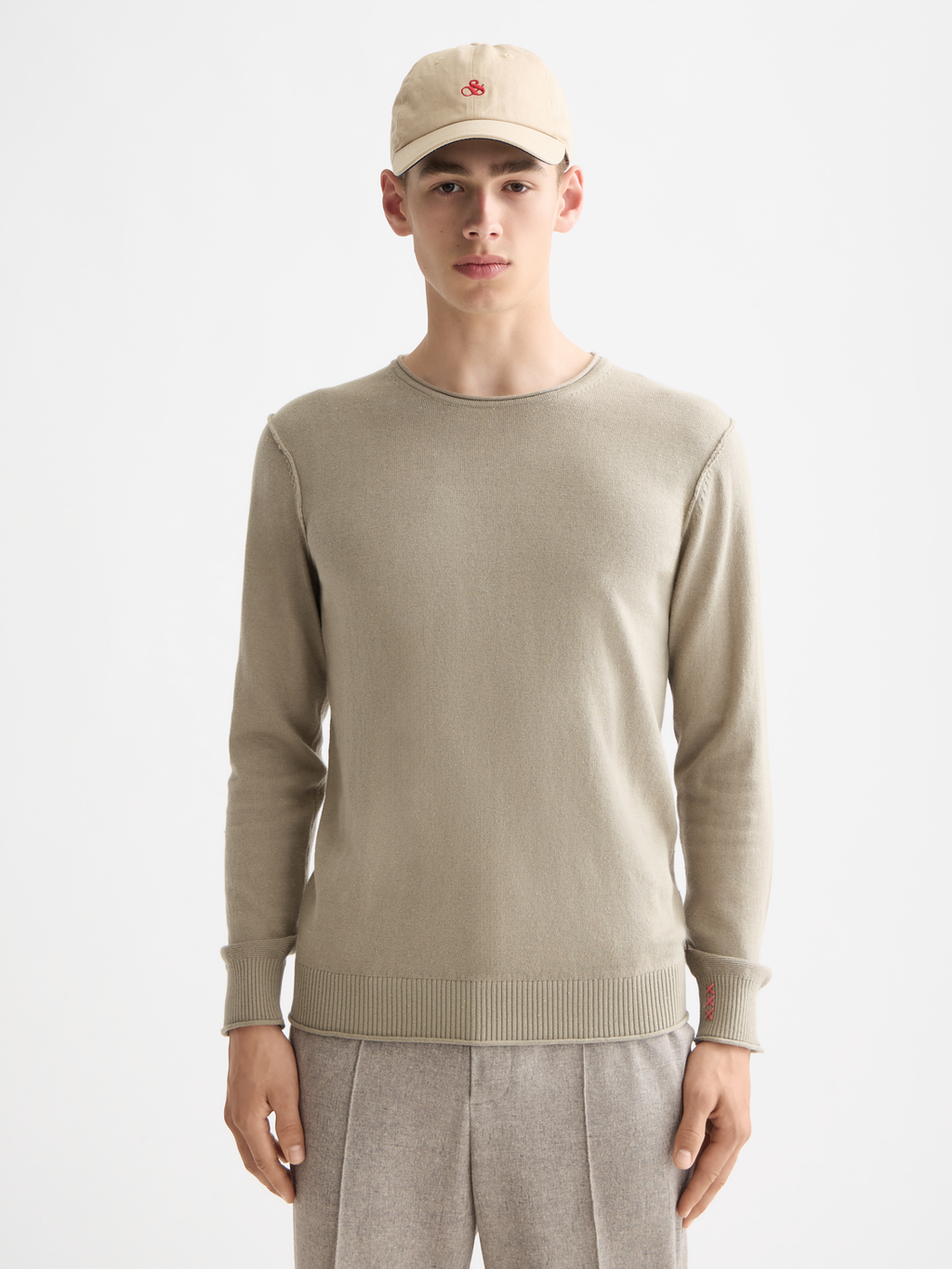 Wool blend pullover - Plaza Taupe
