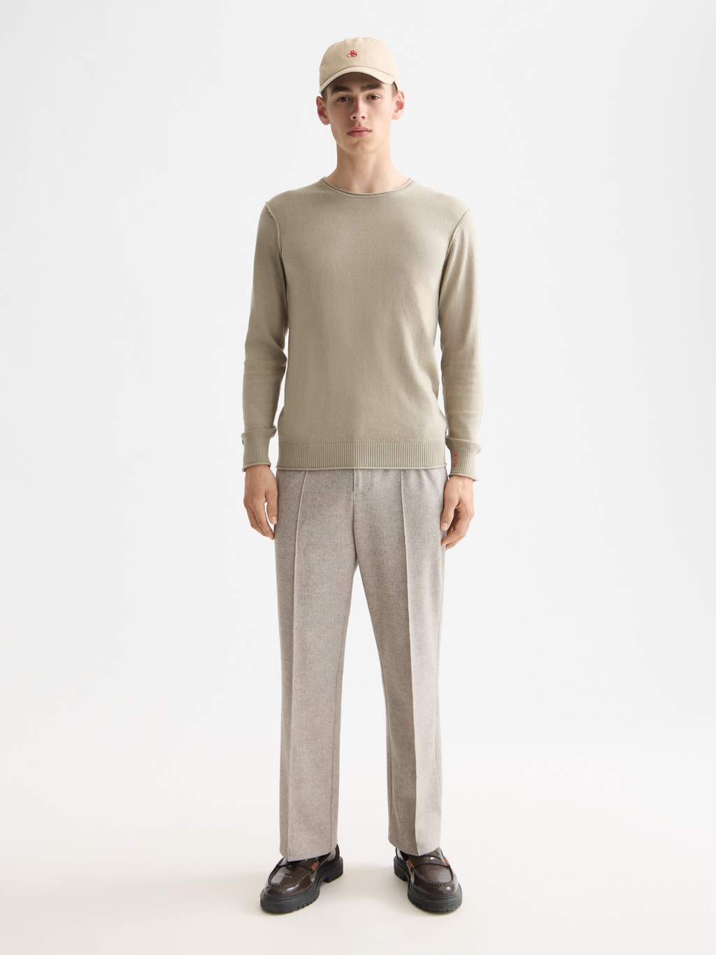 Wool blend pullover - Plaza Taupe