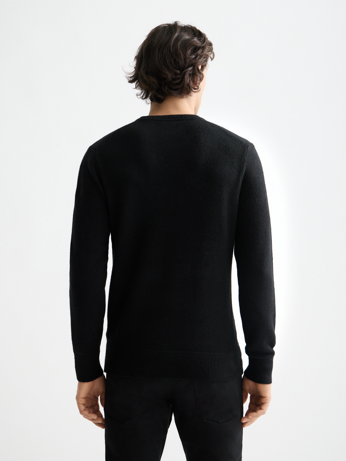 Soft knit pullover - Meteorite