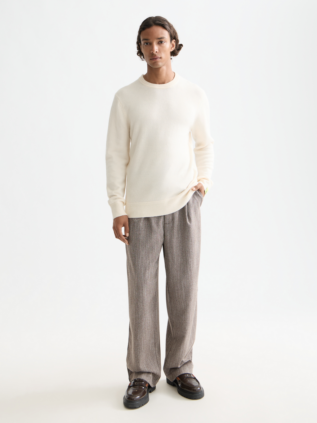 Soft knit pullover - Eggnog