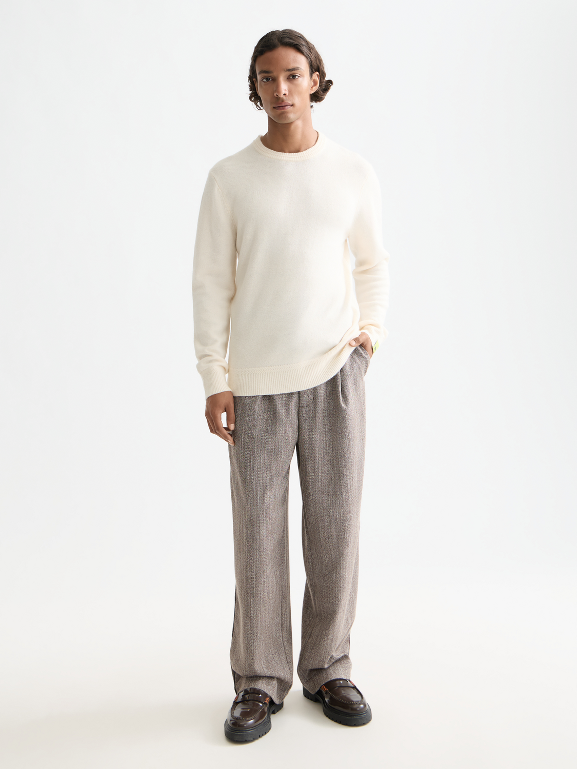 Soft knit pullover - Eggnog