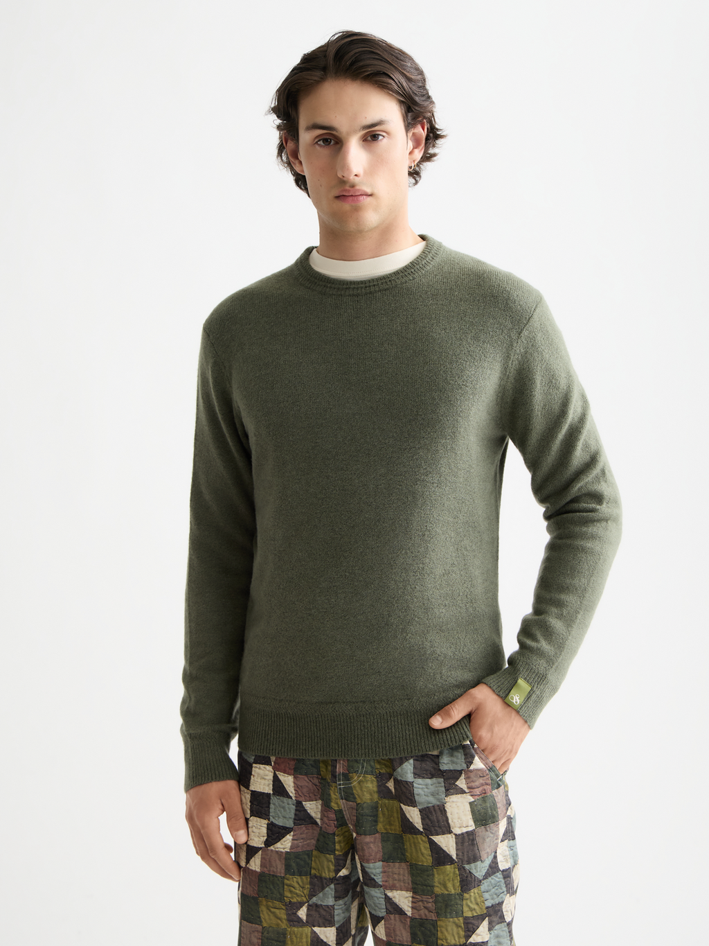 Soft knit pullover - Thyme