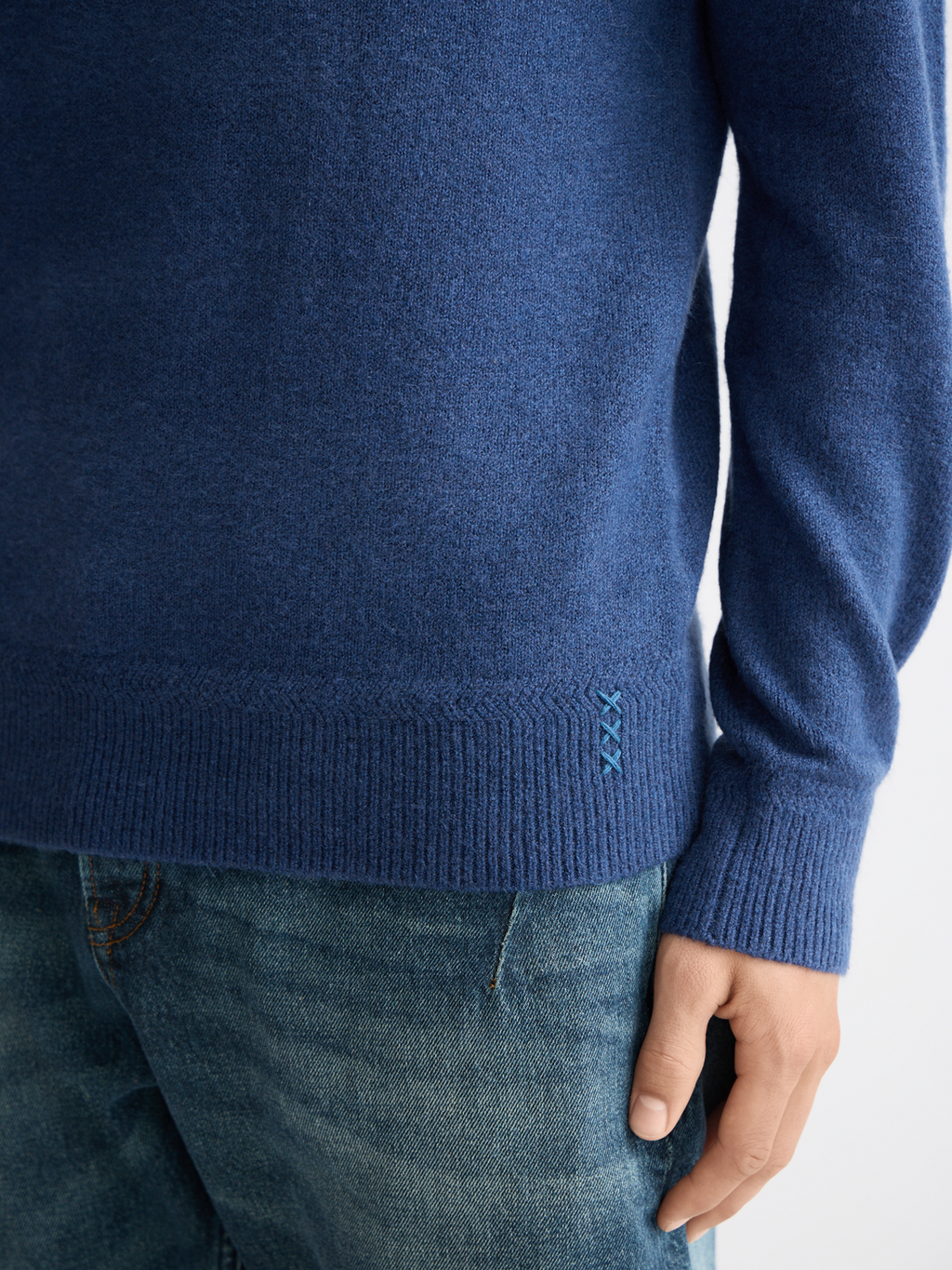 Soft knit pullover - Insignia Blue