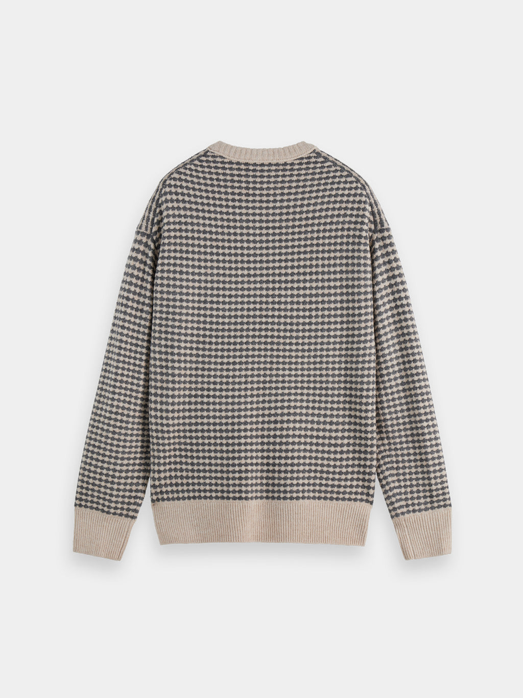 Chenille pullover - Grey Melange/ Eggnog