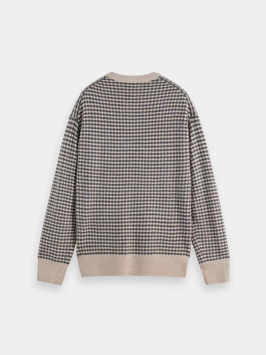 Chenille pullover - Grey Melange/ Eggnog
