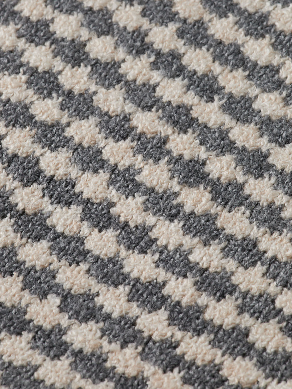 Chenille pullover - Grey Melange/ Eggnog