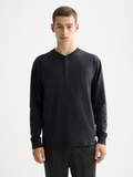 Slub Henley shirt - Meteorite