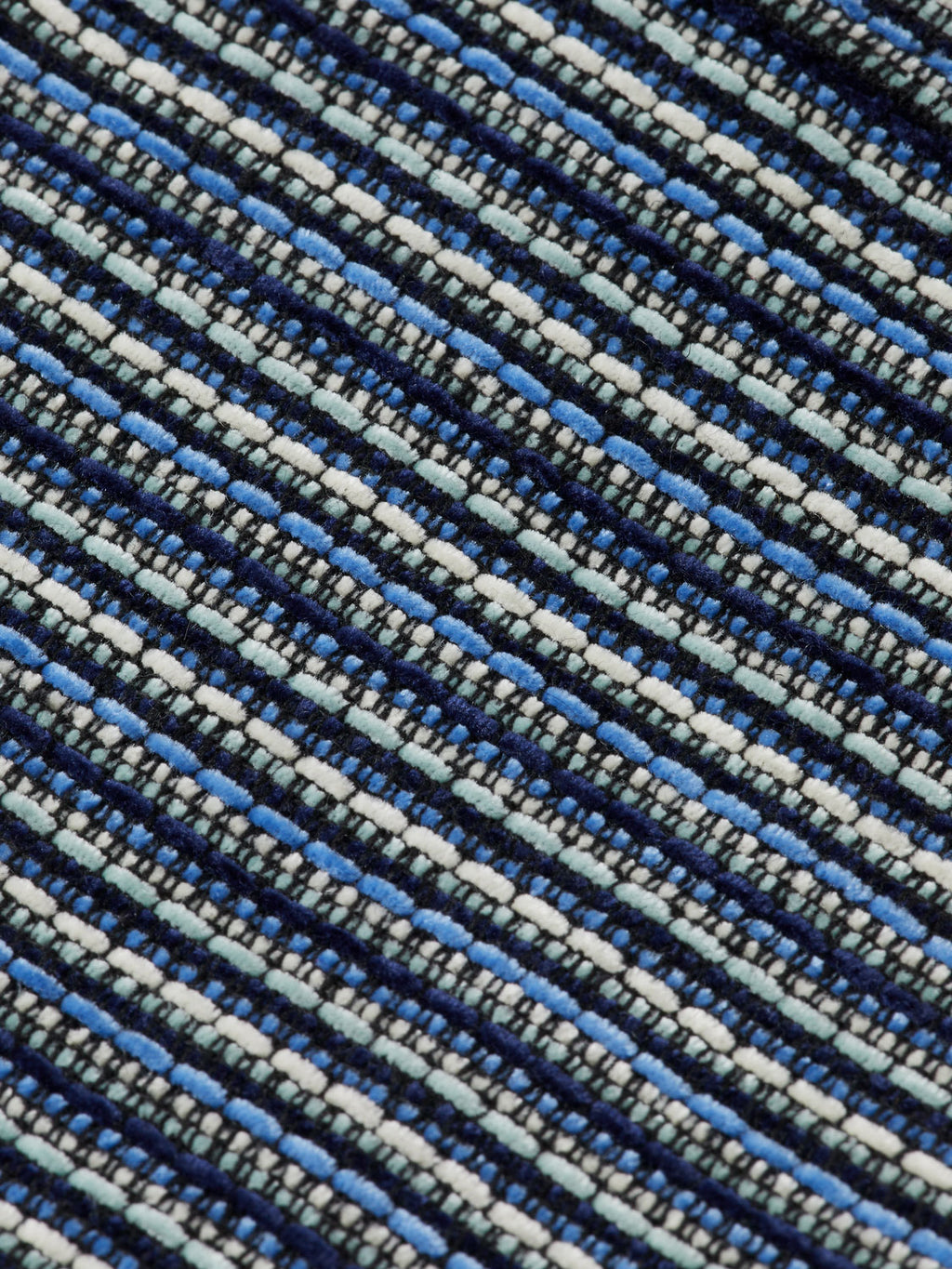 Structured striped overshirt - Blue Stripe