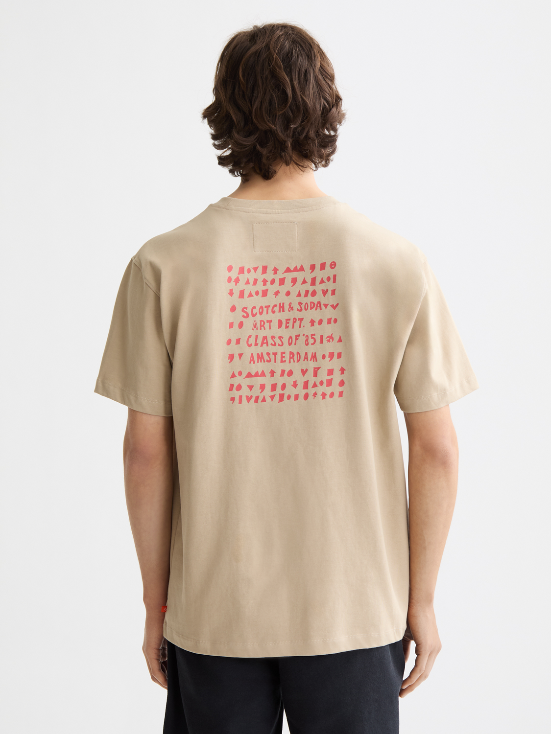 Artwork t-shirt - Plaza Taupe