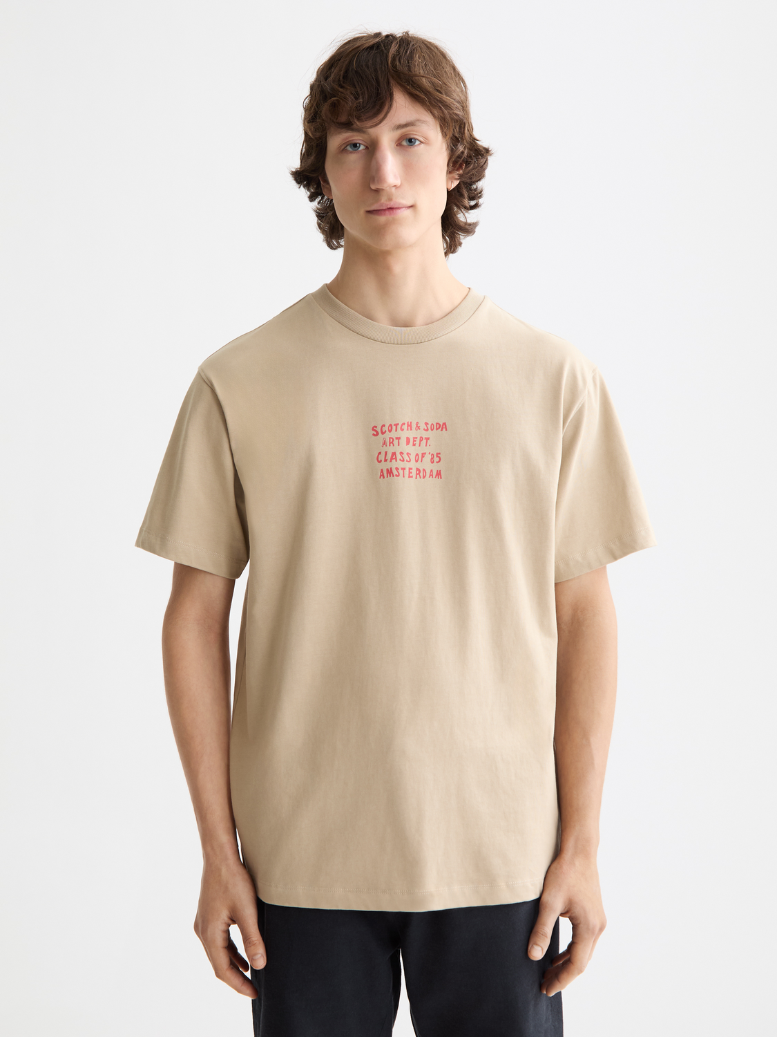 Artwork t-shirt - Plaza Taupe
