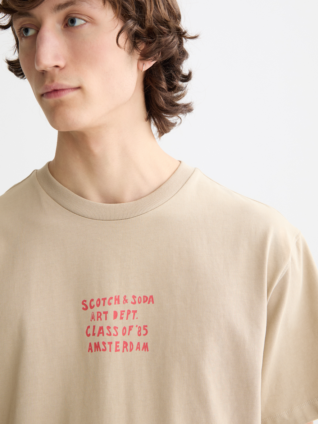 Artwork t-shirt - Plaza Taupe