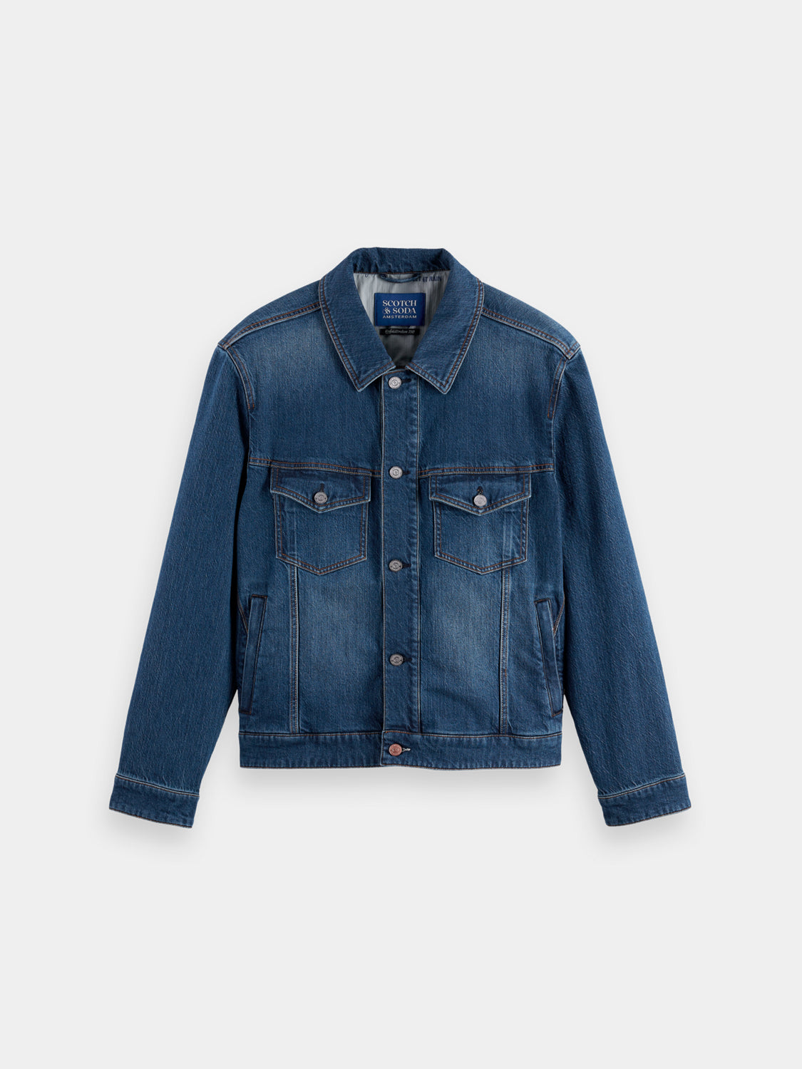 Denim trucker jacket - Let It Rain