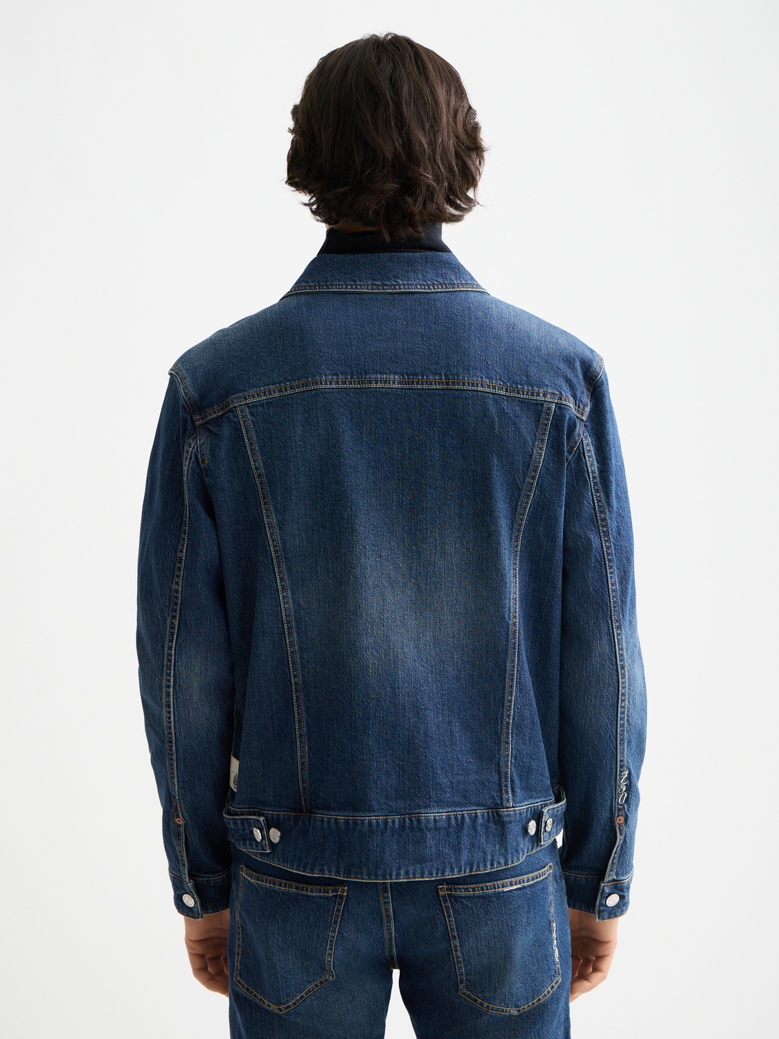 Denim trucker jacket - Let It Rain