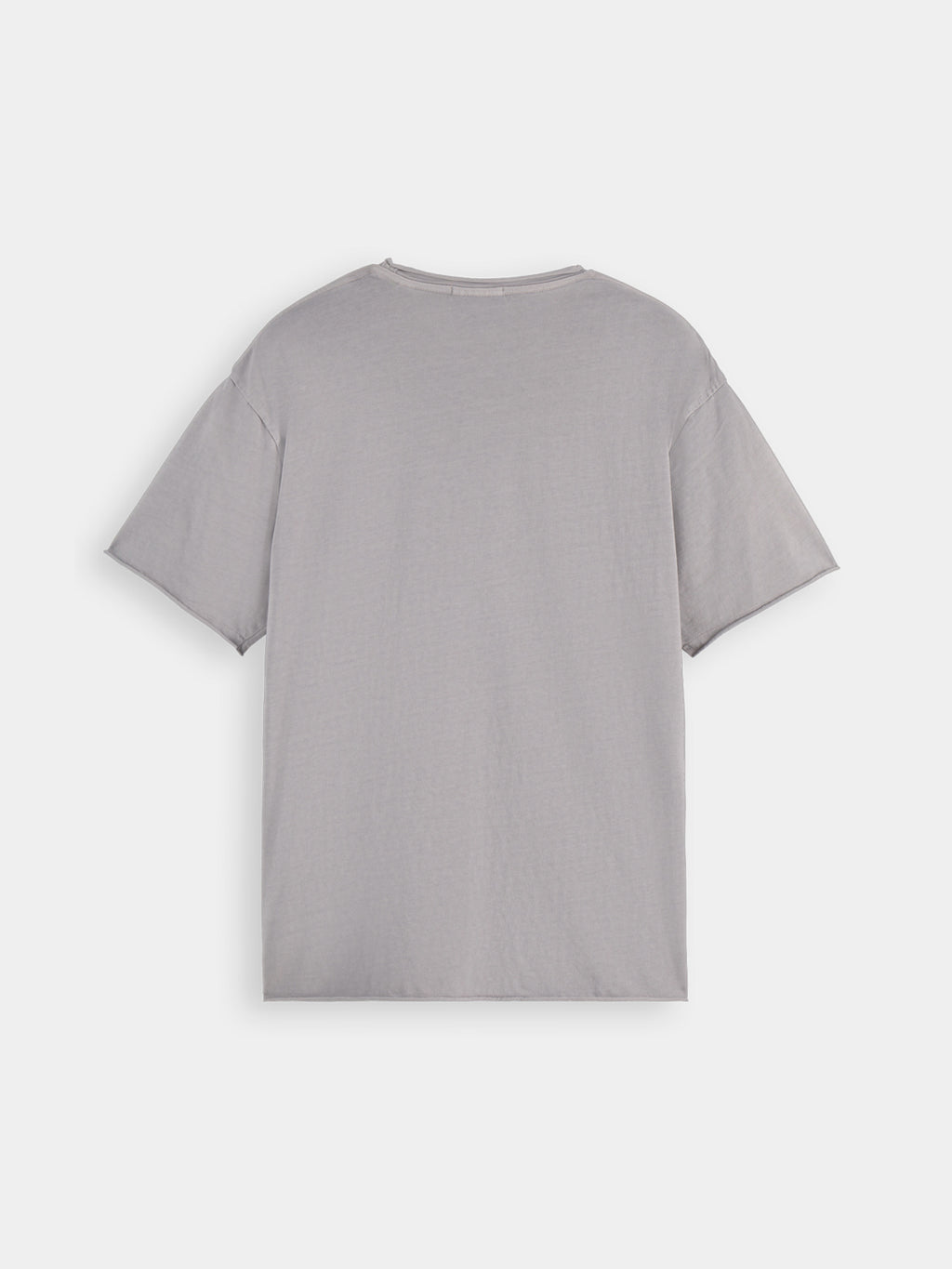 Raw edge t-shirt - Gull