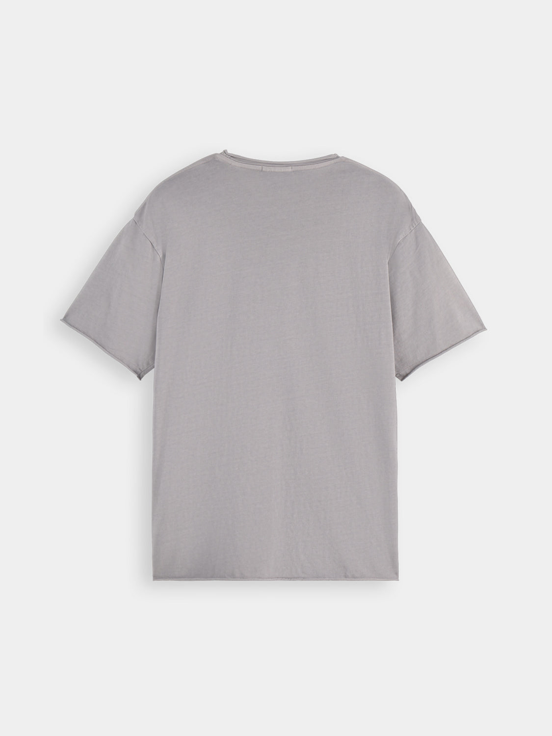 Raw edge t-shirt - Gull