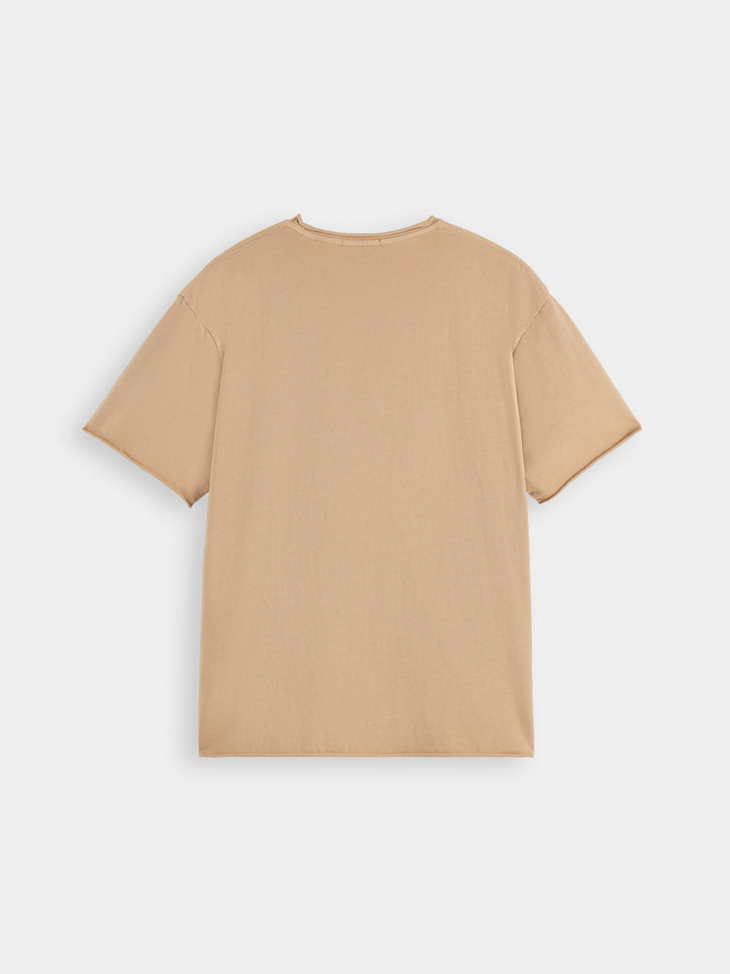 Raw edge t-shirt - Tannin