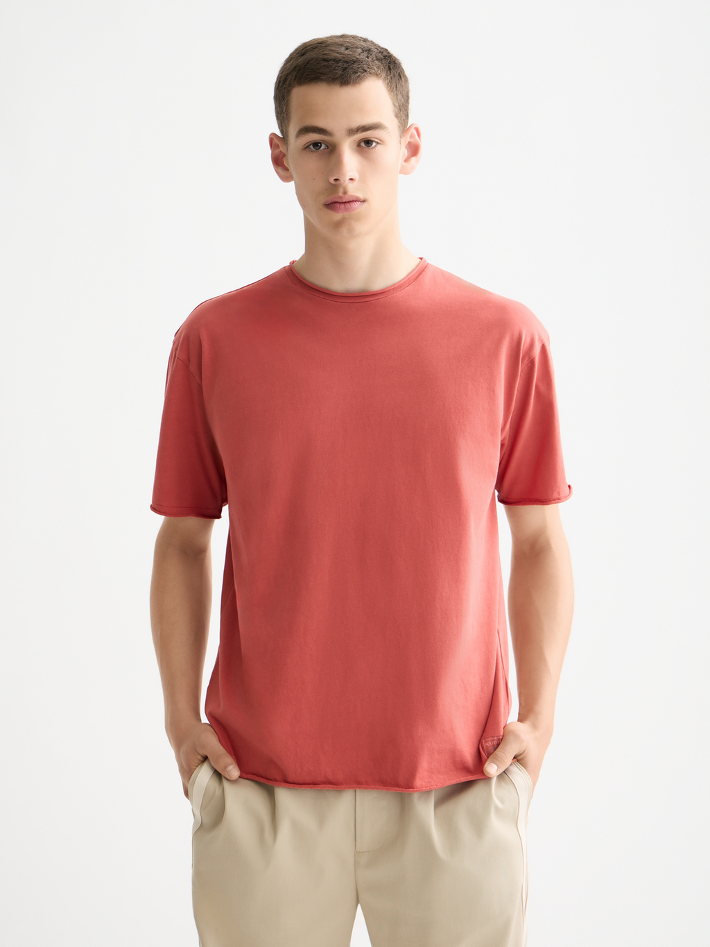 Raw edge t-shirt - Ketchup