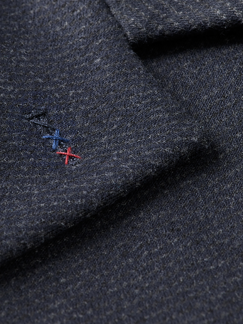 Single-breasted blazer - Carbon Micro Check