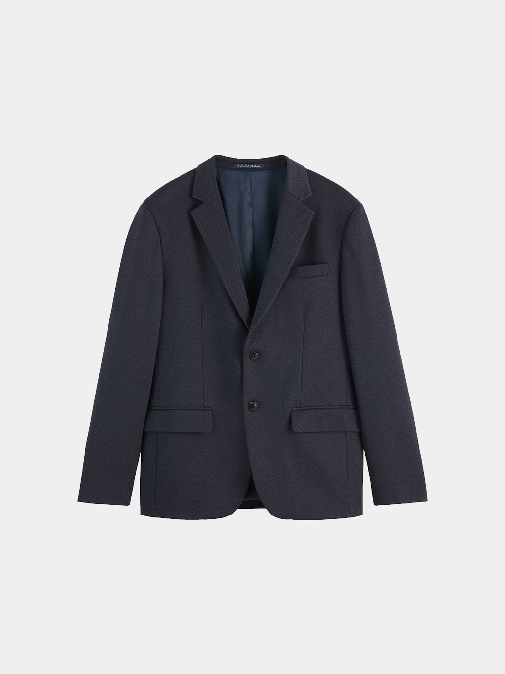 Single-breasted blazer - Carbon Micro Check