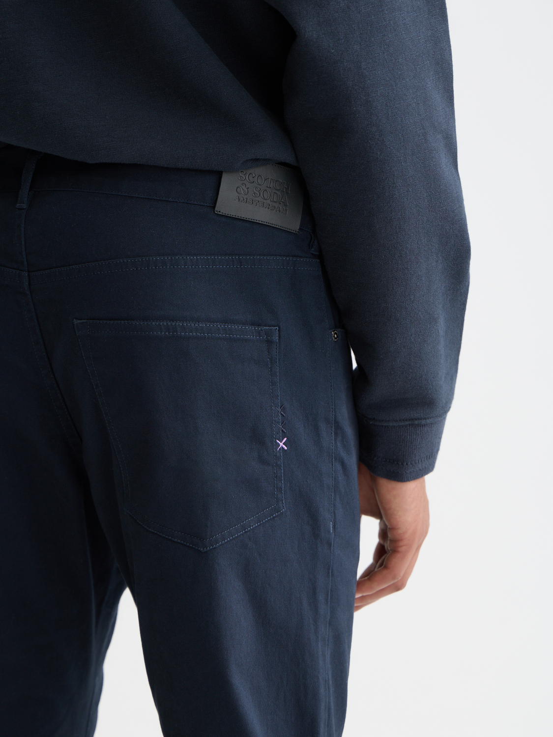 Ralston slim-fit pants - Carbon