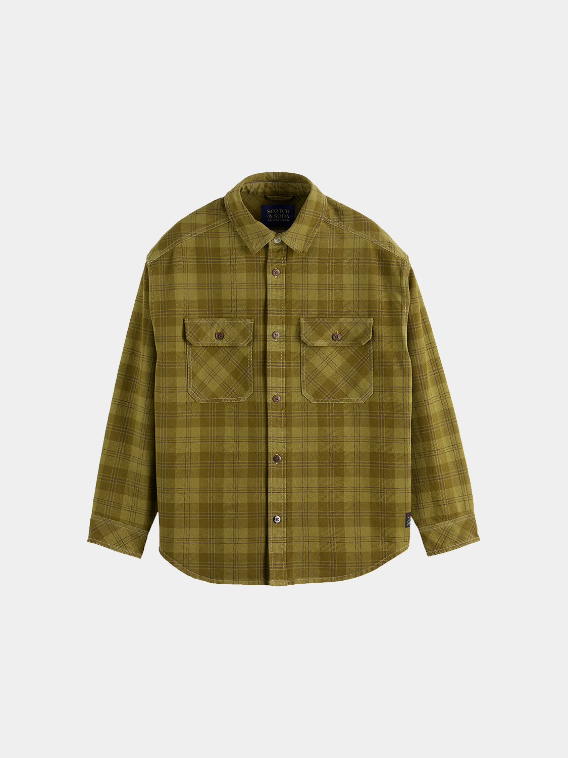 Scotch & Soda - Checked overshirt - Green Check