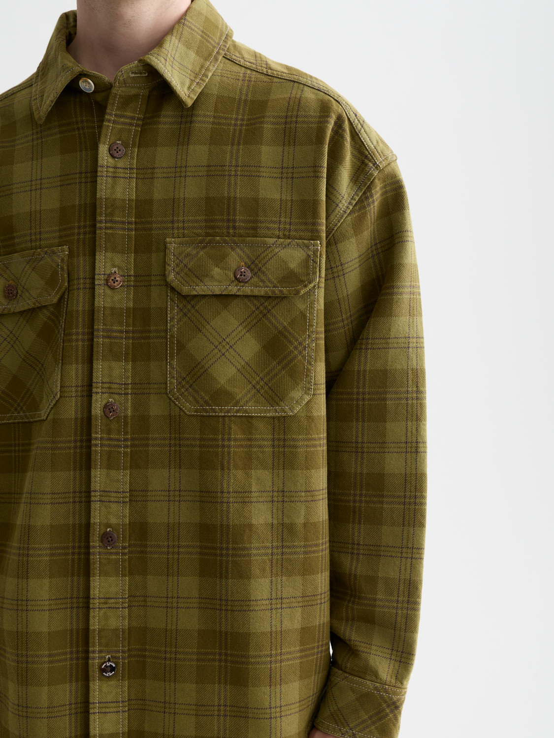 Scotch & Soda - Checked overshirt - Green Check